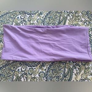 lavender bandeau bikini top!